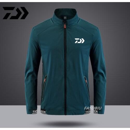 2021 Daiwa Outdoor Long Sleeve Sunscreen Fishing Clothes Waterproof Breathable Jacket Thin Jacket Fishing Clothing