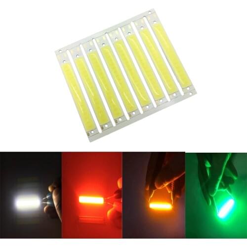 25pcs/lot promation DC3V 1w cob led chips led rectangle cob led strip torch/flashing lights