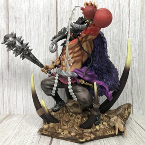 33cm One Piece Kaido Four Emperors Kaido Battle Form Statue PVC Action Figure Desk Decoration Collection Model Toys