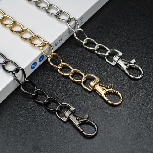 5Pcs 100CM-120CM Durable Metal Chain Shoulder Bag Women Crossbody Chain Strap Replacement Belts For Bags Handbag Hardware