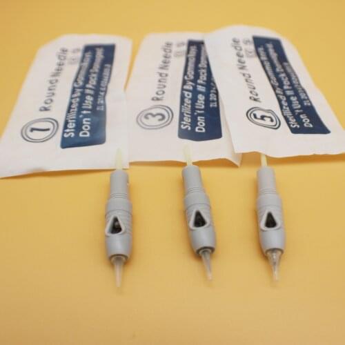 50 pcs/lot 1RL/3R/5R Disposable Permanent Makeup Tattoo Needles For Digital liberty Permanent Makeup Tattoo Machine eyebrow lip