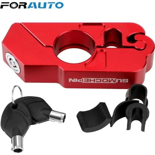 Anti-theft Handlebar Handset Brake Lever Disc Locking Motorcycle Grip Lock Motor Locks Security Safety Fit Scooter ATV