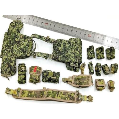 ARMSHEAD ES AES001 1/6 Scale Seal Supplementary Set Model Chest Bag Full Set Toys For Action Figure Body DIY