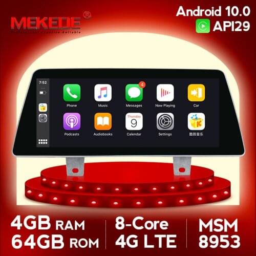 Android 10.0 4G 64G 10.25'' Car GPS Audio For BMW 5 Series G30 G31 G38 EVO system 2009-2020 Multimedia Radio Player WIFI 4G LTE