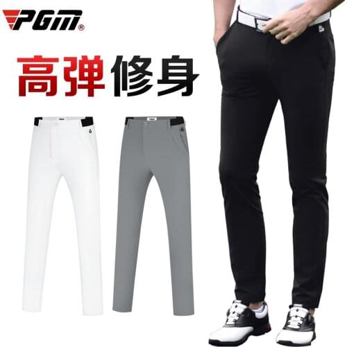 Spring Mens Golf Trousers Solid Color Self-cultivation Sports Leisure And Quick-drying Golf Pants