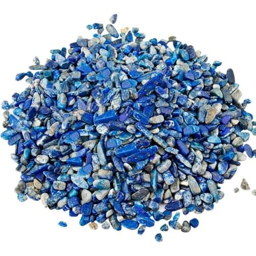 460g Natural Lapis Lazuli Stone Chips Beads Crushed Pieces Irregular Shaped Stones Jewelry Accessory For Making Decoration