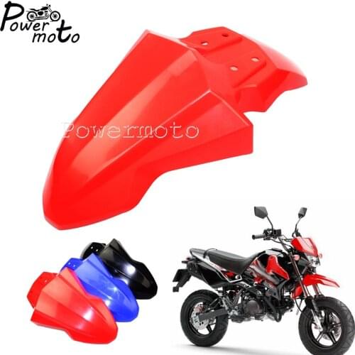 Motorcycle Black Front Fender Extender Protector Mudguard Extension Mud Cover Universal For Kawasaki KSR 110 KSR110 Dirt Bike