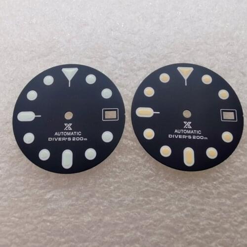 28.5mm luminous dial literally fits NH35 NH36 automatic mechanical movement mens watch