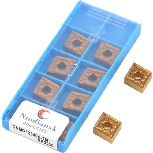 CNMG120404-TM NK3030 External Turning Tool CNMG120408-TM NK3030 Wear-Resistant Carbide Inserts CNC Lathe Tool Steel Cutting Tool