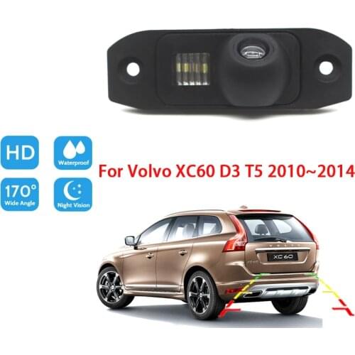 Reverse Rear View Camera For Volvo XC60 D3 T5 2010 2011 2012 2013 2014 CCD HD Night Vision Car Parking Camera high quality RCA