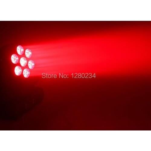 Mini 7pcs*12w led beam moving head stage lighting 4 in 1 RGBW cree led bar dj disco light full color bar effect for party show