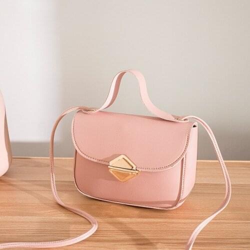 Crossbody Bags For Women Mini Shoulder Messenger Bag Ladies Fashionable Lock Designer Small Purses Handbags 2021 New PU Leather