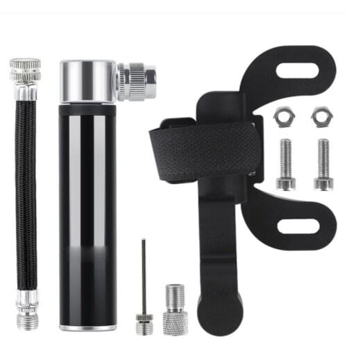 Mini Bicycle Pump Aluminum Alloy Cycling Hand Air Pump Ball Tire Inflator MTB Mountain Road Bike Pump 120PSI