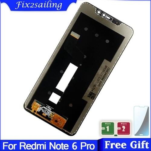 6.26'' LCD Screen For Xiaomi Redmi Note 6 Pro LCD Display With Touch Screen Digitizer For Redmi Note6 Pro Assembly