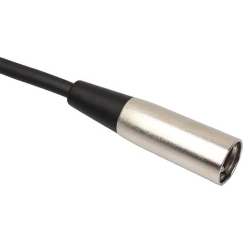 1ft 1/4 "TRS 6.35mm Male to 3 Pole XLR Audio Mic Extension Cable