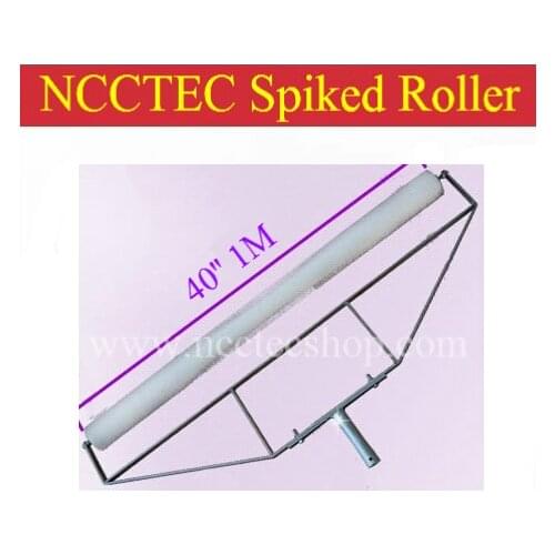 40'' 1 meter wide Spiked compound screed floor roller | Aeration Latex epoxy Self Levelling Leveller Flooring