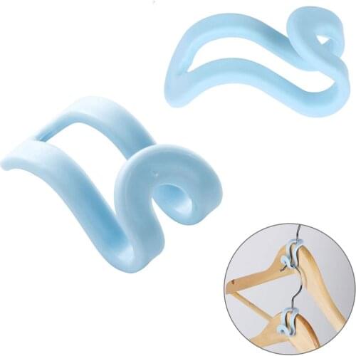 5/15Pcs Creative Mini Antislip Clothes Hanger Home Easy Hook Closet Organizer Storage Rack Holder Hook Home & Living Storage