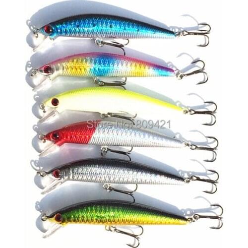 50pcs/lotFishing Bait Lure bait fake bait bionic Luyaminuo 3.9"10cm / 0.35OZ 10g
