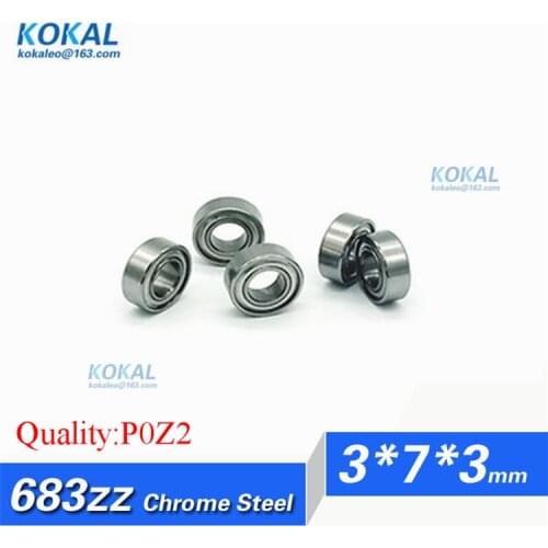[CM683ZZ-P2]Free Shipping 10pcs high quality chrome steel ABEC-5 683ZZ L-730ZZ 638/3 ball bearing 3*7*3
