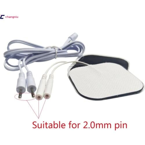 Free Shipping 50pcs/lot 5*5cm Tens Electrode Pads for Slimming Massager Digital Therapy Machine Massager