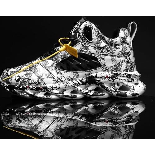 Large Size PU Leather Lightweight Sport Shoes Men Brands Mens Sneakers Mens Sports Shoes Running Male Tennis Original