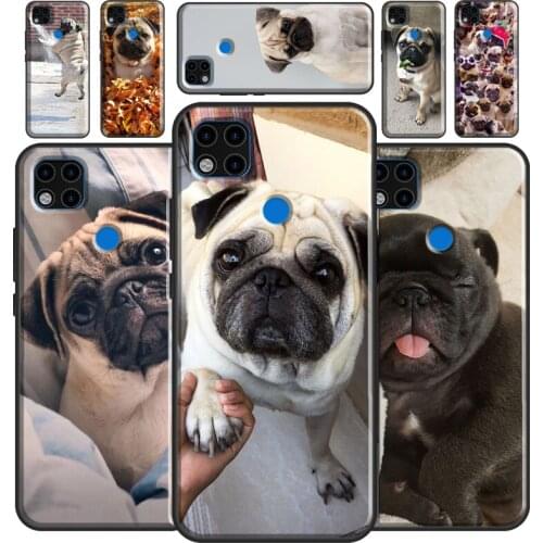 Cute Pug Dog Case For Xiaomi Redmi Note 10 Pro Note 9S 8T 8 9 Pro Phone Cover For Redmi 9 9T 9A 9C 8A
