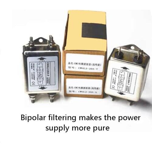 CW4L2-20A-T High-performance dual-filter EMI AC single-phase power filter
