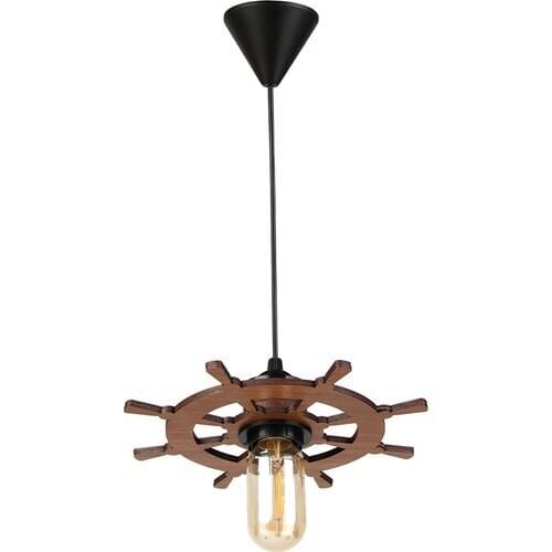 Morvizyon Decorative Rudder Natural Wood Chandelier L204Geometrik hand work lights/pendant light/wood ceiling hanging wooden pendant light/modern