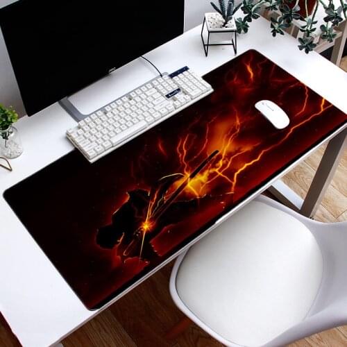 Gaming Mouse Pad Large Mouse Pad Big Mouse Mat Computer Mousepad Kimetsu No Yaiba Mause Pad Desktop Keyboard Mat Mice Cushion