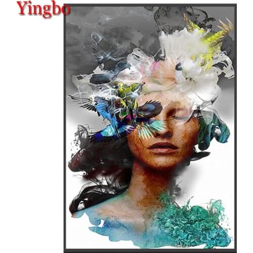 New arrival 5D diamond painting fantasy cloud woman Diamond Embroidery Full Drill Rhinestone Mosaic diamond draw puzzle decor