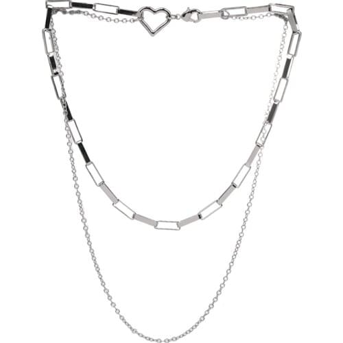 Bettyue New Arrival Dazzling Alloy Necklace For Female Fashion Statement Personality Pendant With Heart Shape Ornament