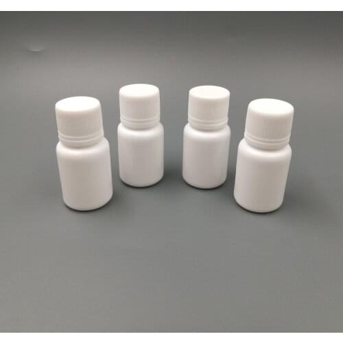 100pcs/lot 10cc 10ml HDPE empty plastic refillable Pharmaceutical pill bottles capsule container