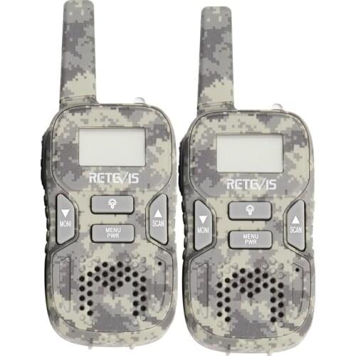 RETEVIS 2Pcs RT33 Mini Walkie Talkie For Kids Child Hf Radio 0.5W PMR FRS/GMRS 8/22CH VOX PTT Flashlight LCD Display PMR446 Gift