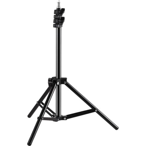 LANBEIKA 1.1M Foldable Tripod Stand Holder for Video Ring Light Flash Backdrop Photography Background Live Streaming