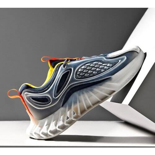 Spark series 2021 Fashion Breathable Street Style Men Chunky Sneakers Spring Comfortable Adult Male Casual Shoes Footwear