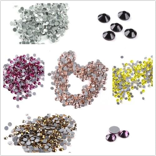 SS20 Big Bag All Colors Hot Fix Rhinestone 16cuts for Fabric Garment 100gross