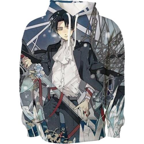 Attack on titan Hoodie Window 3D Printed Men Hood Hoodie Fashion Casual teens Cotton Hoodies Harajuku Sweatshirt Popular Tops