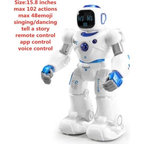 Smart RC Robots Voice Conversation Singing/Dancing App Control Smart Robots For Kids Gravity Induction Remote Control Toy