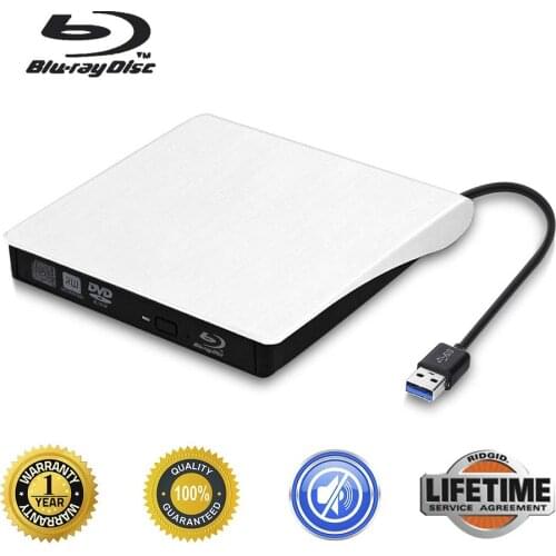 USB 3.0 Blu ray Drive BD-ROM CD/DVD RW Burner Writer Optical Drive Portatil External Bluray Player for hp Laptop Computer Apple
