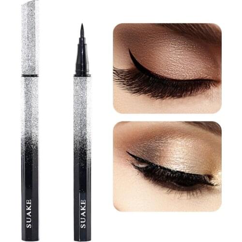 SUAKE Liquid Eyeliner Pen 15ml Waterproof Long Lasting Quick Drying Smooth Makeup Starry Sky Beauty Matte Eyeliner Pencil TSLM1