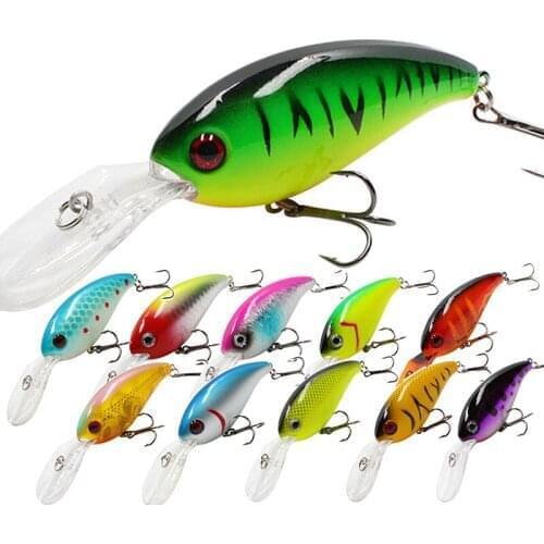 1Pc Crankbaits Fishing Lure Wobblers Pike Trout Bass Crankbait 10cm/13.9g Crank Jerkbait Vobler Trolling Bait Lures