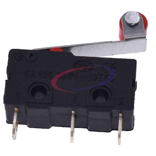 10Pcs KW12-3 Micro Roller Lever Arm Normally Open Close Limit Switch