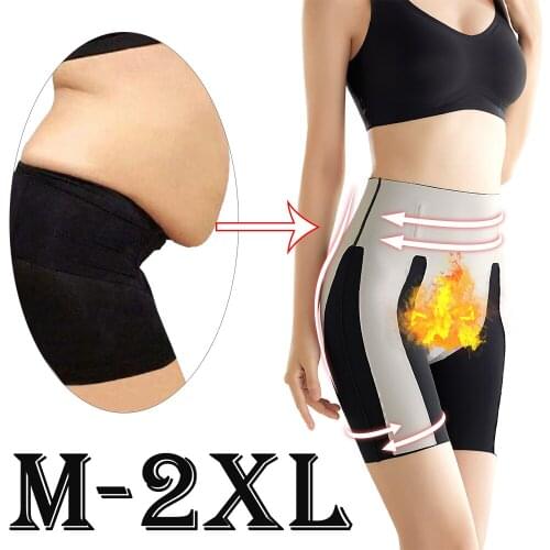 SURE YOU LIKE 2 Pcs Seamless High Waist Training Women Shapewear Butt Lifter Slimming Fat Burning Yoga Fitness Body Shaper Pants