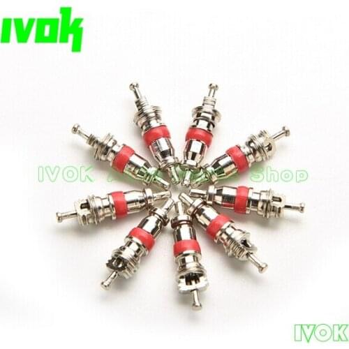 25Pcs/lot Standard Valve Core Passenger Car Tubeless Snap-In Tire Valve Brass Tyre Valve Core TUV Quality Standard For Toyota VW