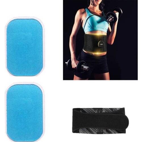 4Pcs Gel Pads for EMS Abdominal Muscel Trainer Replacement Fitness Gel Sticker Hydrogel Stimulator Main Unit Toner Gym Equipment