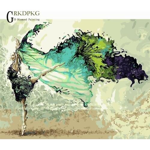 5D Diy Full Diamond Painting dance Pictures Cross Stitch kits Diamond Embroidery Crystals round Diamond Mosaic Landscape drill