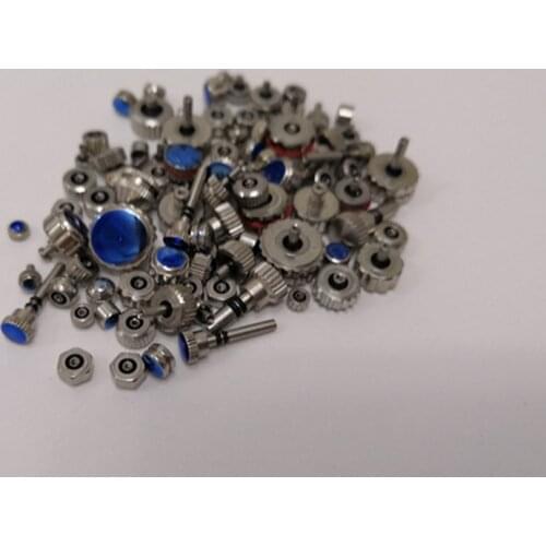 Watch accessories in bulk mixed size head watch keys twist shaft a bag of 90-100 grains