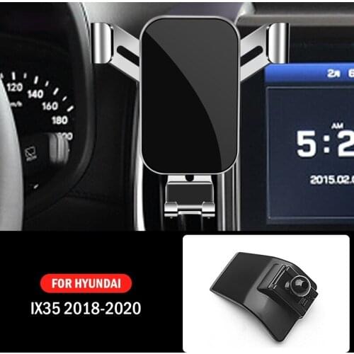 Car Mobile Phone Holder Special Mounts Stand GPS Gravity Navigation Bracket For Hyundai IX35 2018 2019 2020 Car Accessories