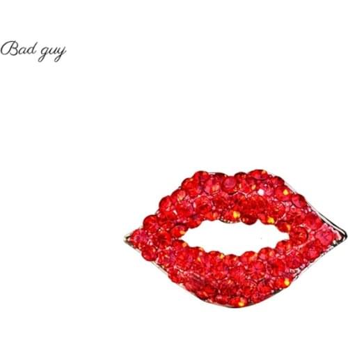 BAD GUY Brooches Lips For Clothes