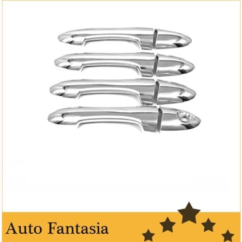 Flexible chrome trim Chrome Door Handle Cover for Ford Focus MK1 00-07-Free Shipping